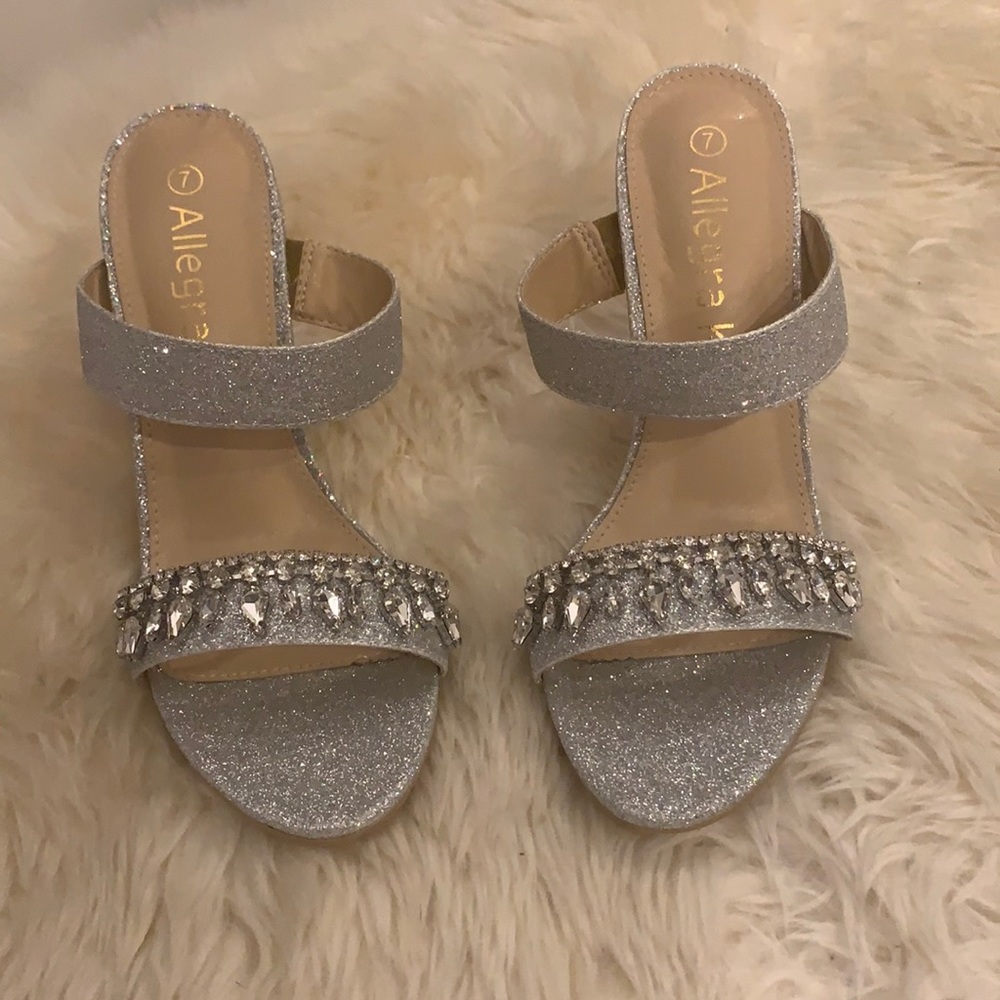 Women's Glitter Rhinestone Stiletto Heels